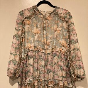 Dainty Jewells Floral Maxi Dress with Ruffles